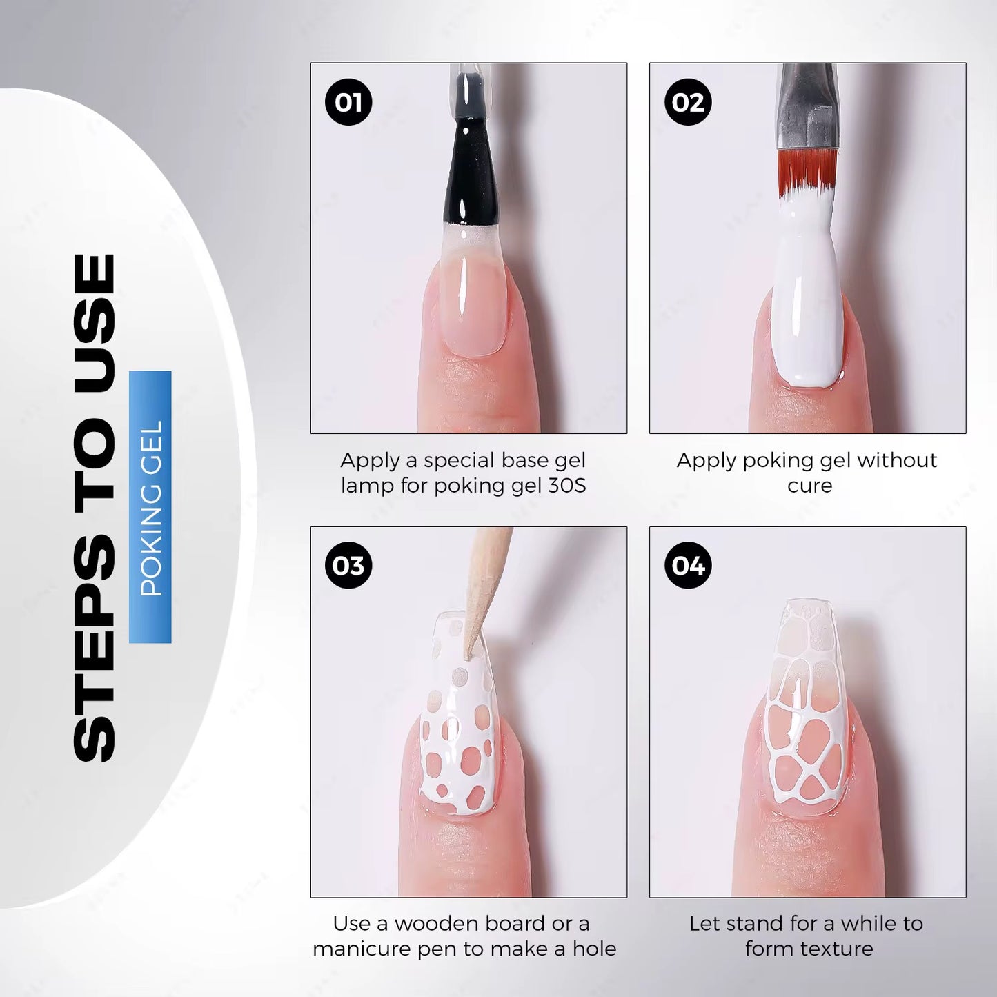 Poking gel