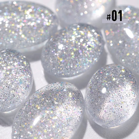 Glitter gel polish #01