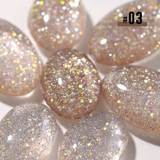 Glitter gel polish #03