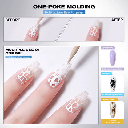 Poking gel