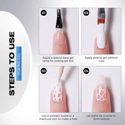 Poking gel